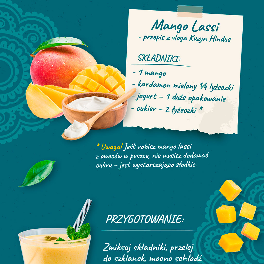 Mango lassi - jak przygotować napój?